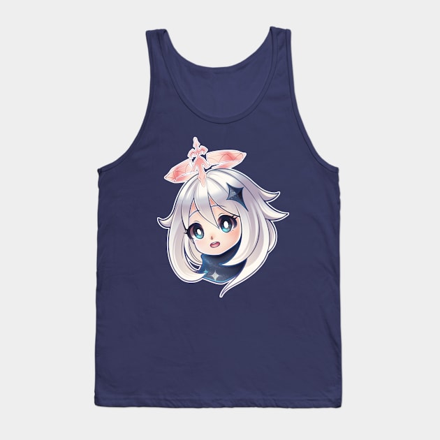 Paimon - Genshin Impact Tank Top by AkiraKiita